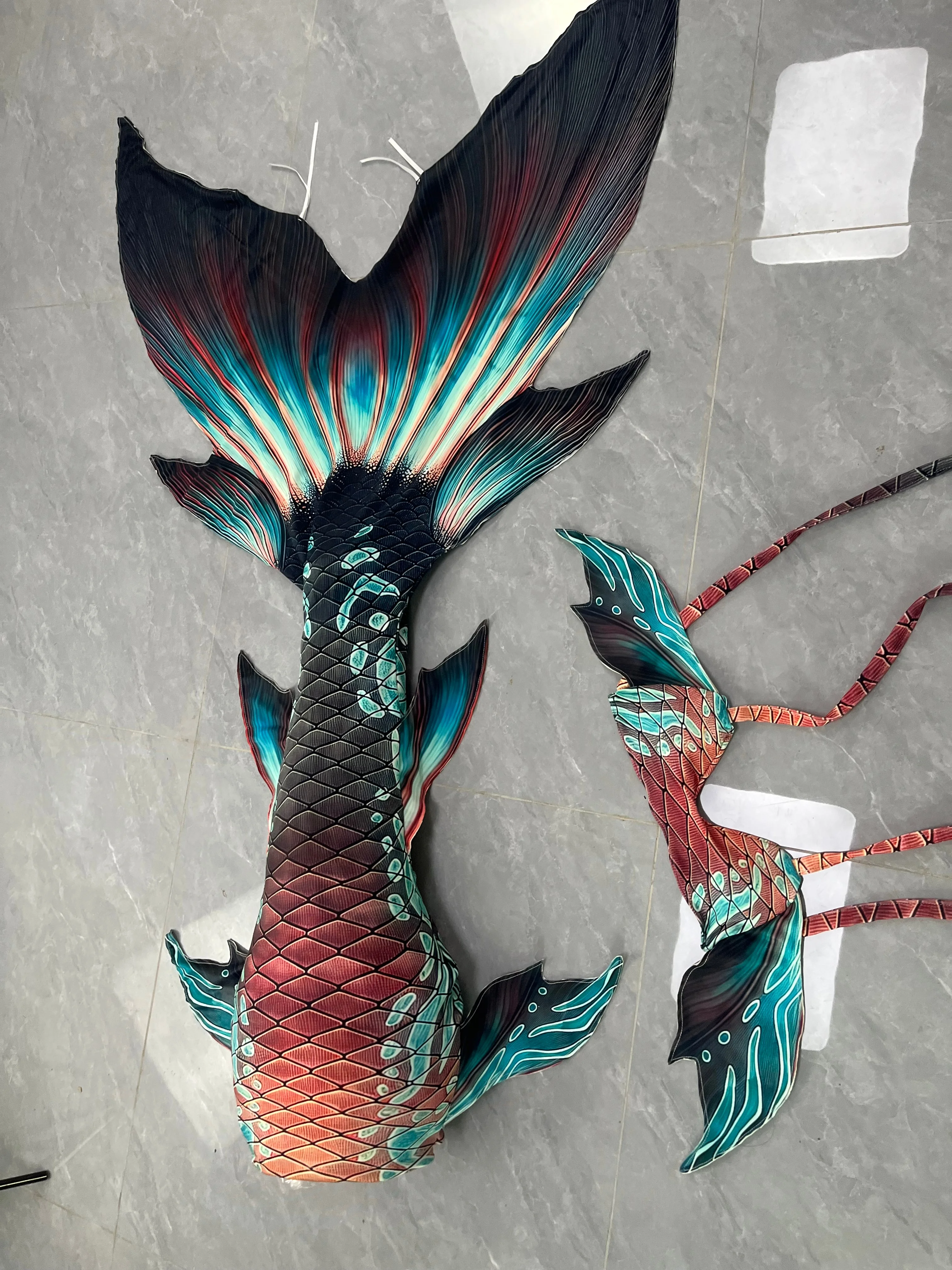 

New Original Design Colorful Mermaid Tail Adult Aquarium Diving Photography Mermaid Costume