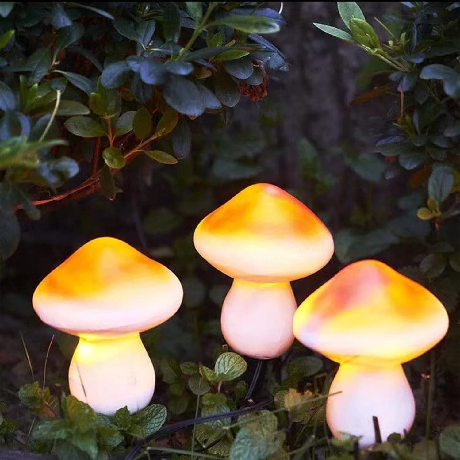 Transform Your Outdoor Decor Today with this Enchanting Trio of Eco-Friendly Solar Mushroom Lights That Brighten Up Your Living 