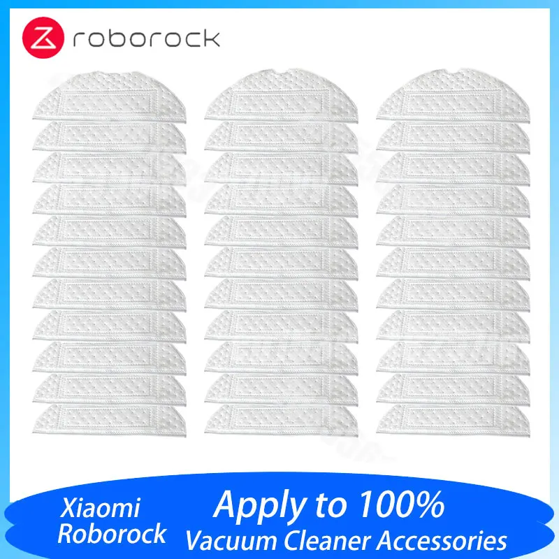 For Xiaomi Roborock T7S S7 T7S Plus Q7 S8 Disposable Mop Rag,Wet Dry Mop Cloth Mopping Cloths Vacuum Cleaner Pads Pad