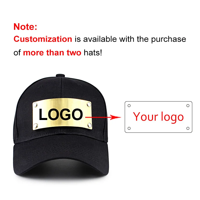 Custom Cotton Baseball Cap Men Women Popular Hat Outdoor Adjustable Sports Visors Cap High Quality Peaked cap Unisex hip-hop cap