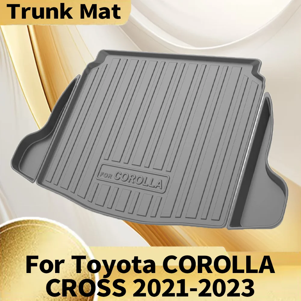

Для Toyota COROLLA CROSS 2022-2025 автомобильный багажник всепогодный TPE нескользящие коврики в багажник водонепроницаемый лоток аксессуар для ковра багажника