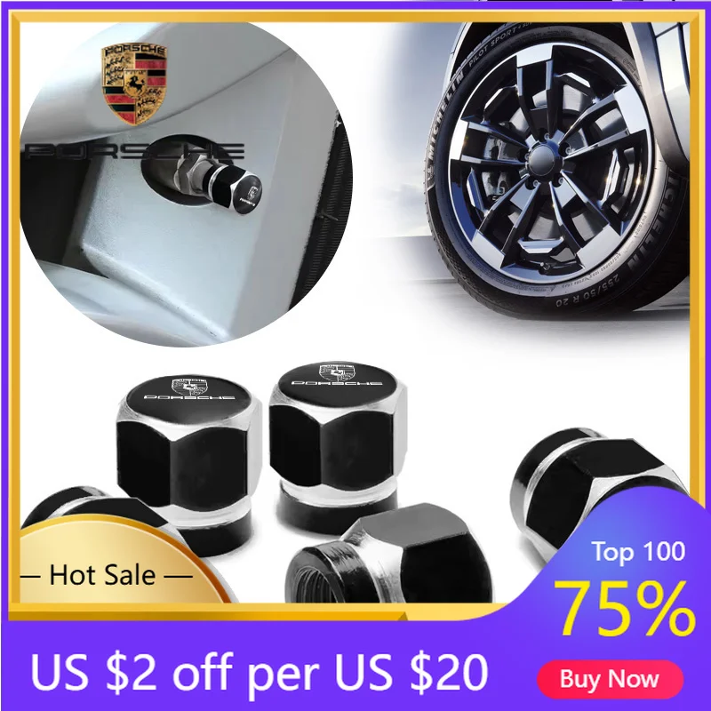 

Car Sticker For Porsche Cayenne Panamera Macan 911 5pc/Set Metal Car Wheel Tire Valve Air Stem Cap For Porsche Panamera Macan Bo