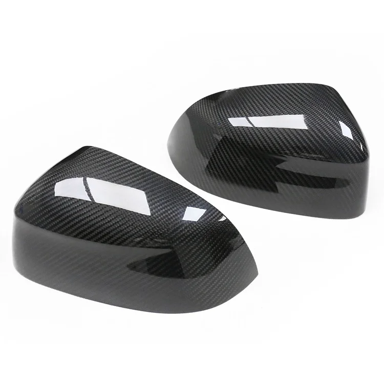 

ZAIQU Dry Carbon Fiber Side Rear View Mirror Covers for X3 X4 X5 X6 X7 G01 G05 G06 G07 G08 Modified Rearview Mirror Caps
