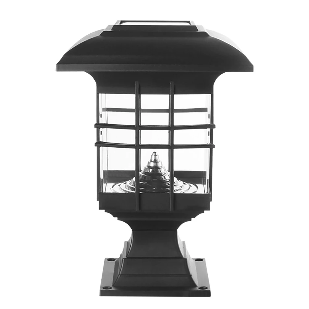 Solar Post Column Lamp Waterproof Landscape Garden Solar Light LED Outdoor Post Deck Cap Column Fence Lamp