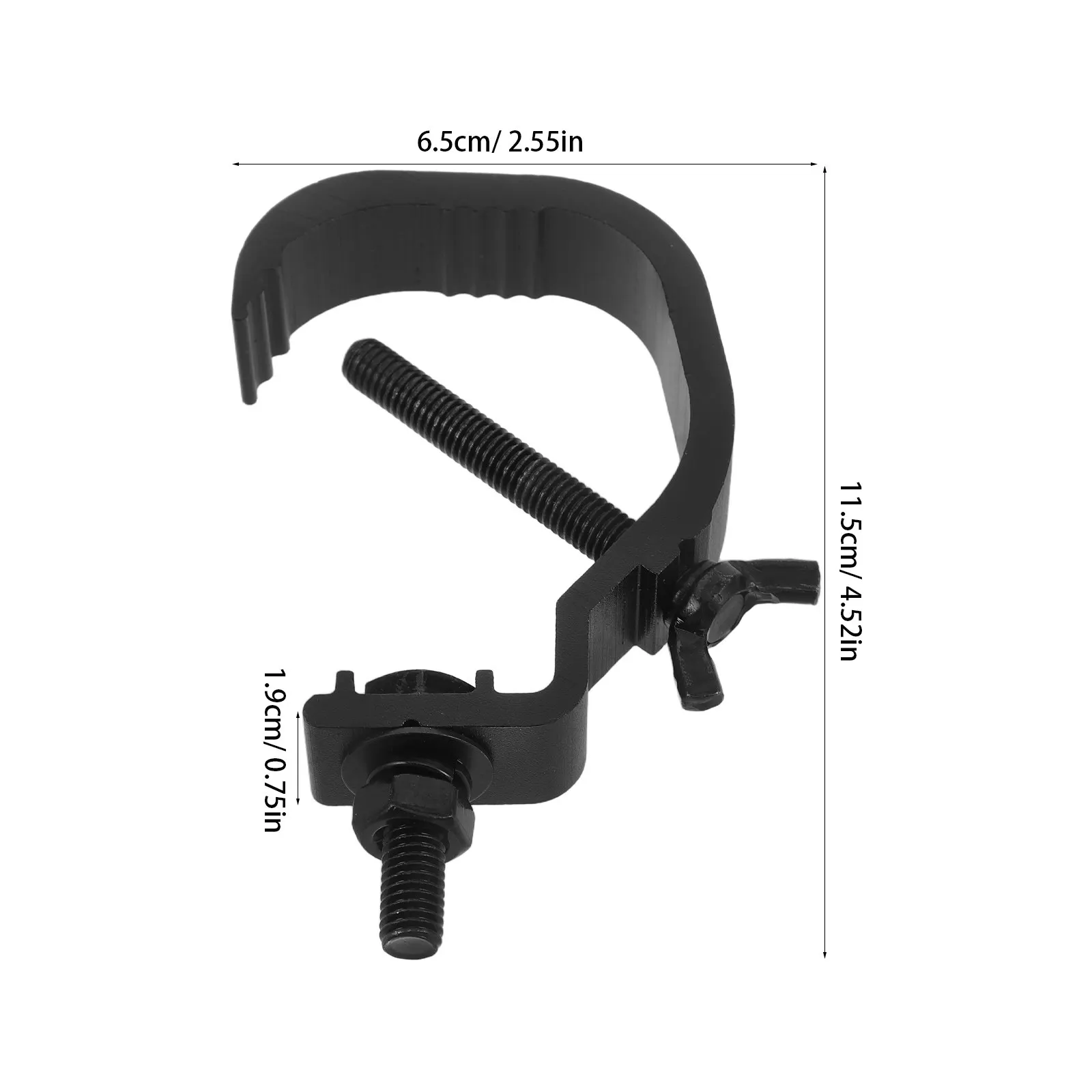 10Pcs Stage Light Clamps Aluminium Alloy Heavy Duty Light Hooks for Stage Performance Wedding Party Lighting Equipment