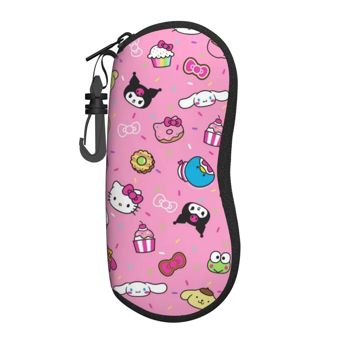 Hello Kitty Soft Shell Ultra-Light Eyewear Case - กระเป๋าใส่แว่นตาป้องกันรอยขีดข่วนและประหยัดพื้นที่สําหรับการผจญภัยกลางแจ้ง