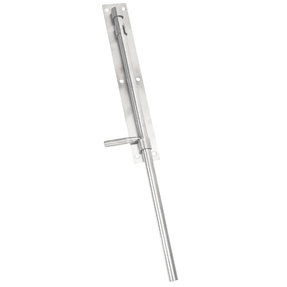 Thickened Stainless Steel Floor Latch 38 5CM Extended Wooden Welded Iron Mount Door Bolt Gate Hardware Shed Lock Easy