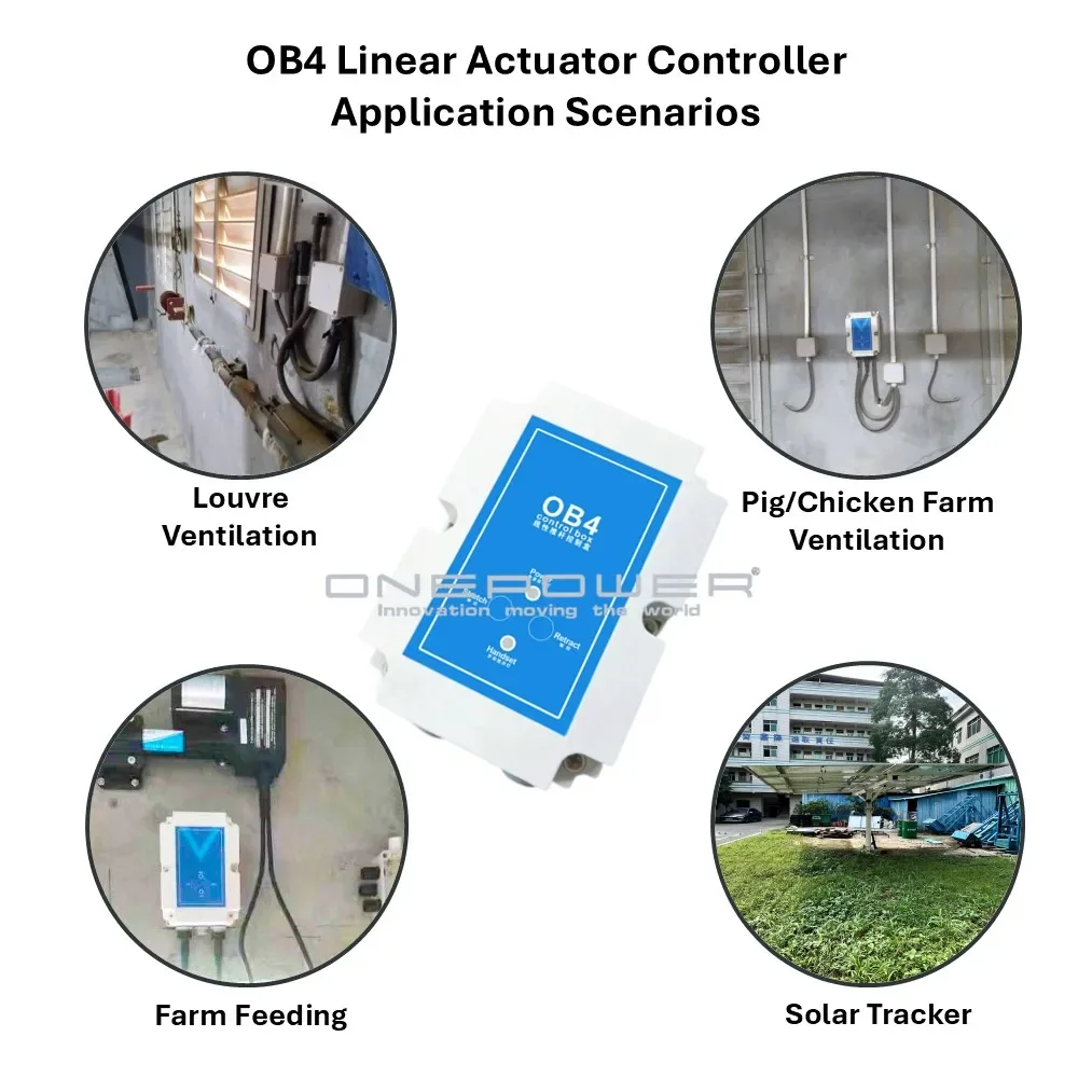 AC Motor Controller Control Box For 120v 220v Industrial Electric Linear Actuator