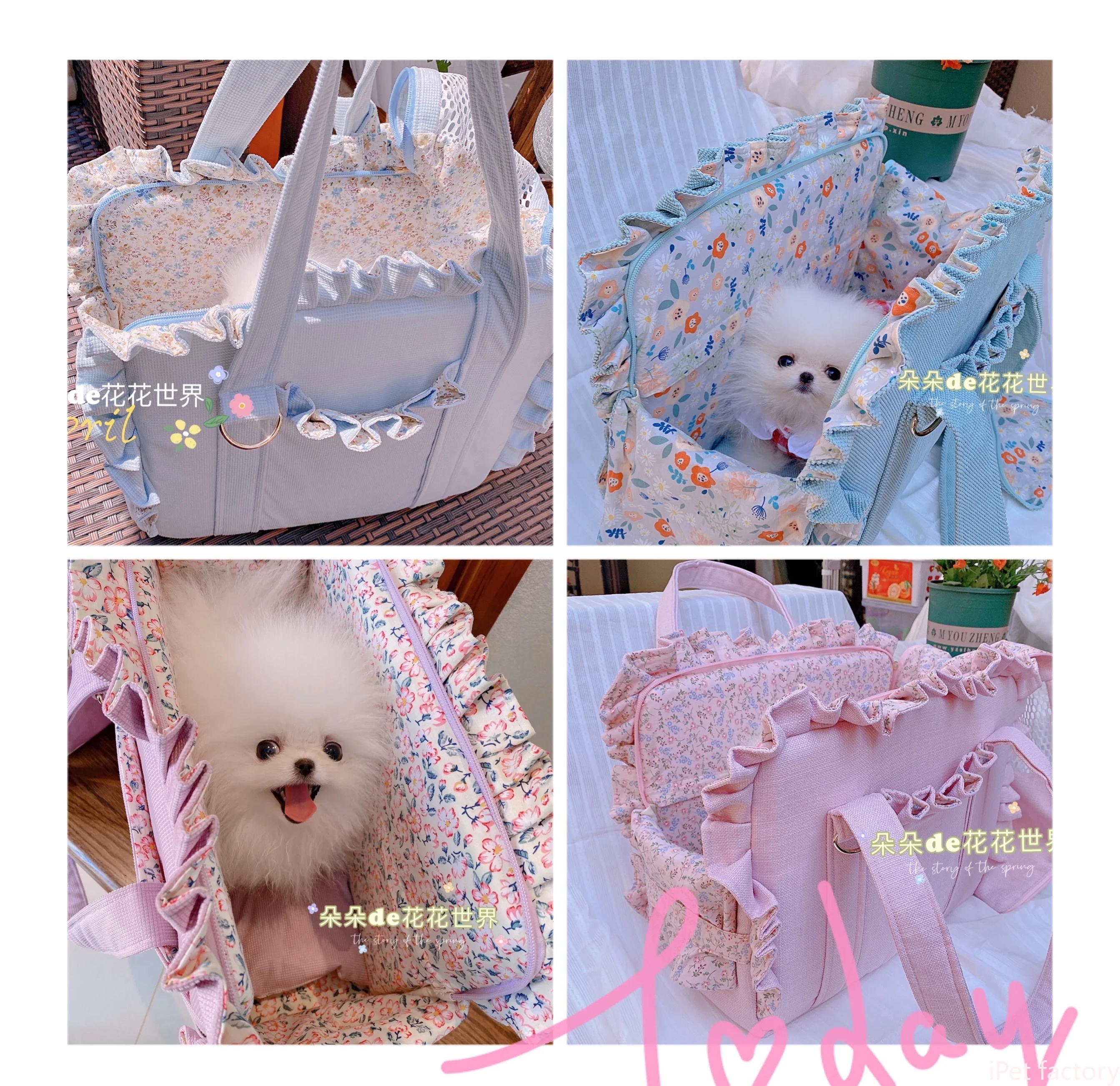 Fashion spring summer Carrier for pet cat dog handbag Teacup Teddy York Warm Travel Bag four seasons travel bag Dog accessories