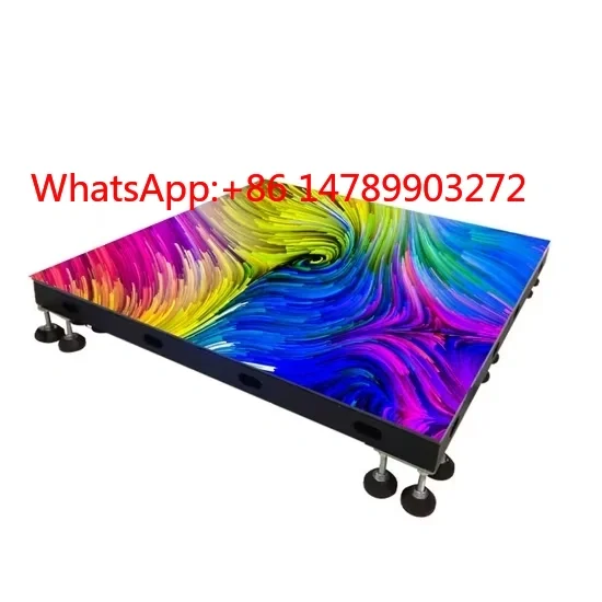 

Floor Heavy Duty Interactive LED Display P3.91 3840Hz Modular for Stage Event Die-Casting Cabinet