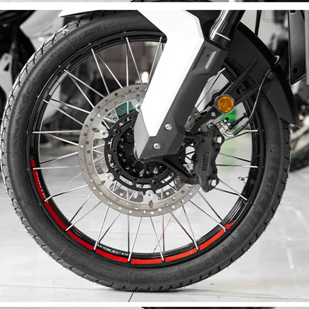 New For Zontes 703F 703 F F703 F 703 2024-2025 Reflective Motorcycle Wheel Stickers Rim Stripes Hub Decal Tape  Waterproof