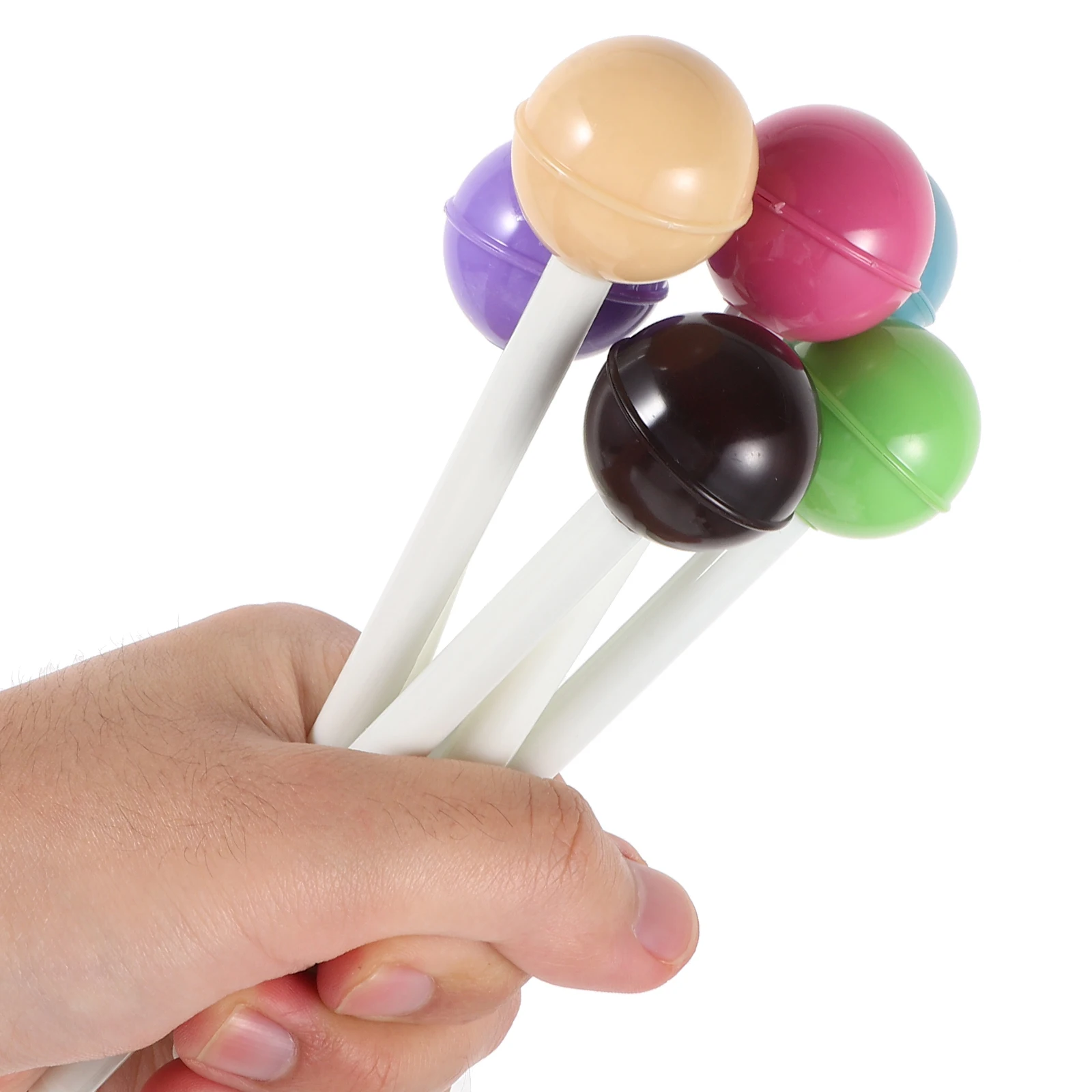 

6 Pcs Lollipop Pen Cute Pens Candy Gel Ink for Girls s Cartoon Decorative Ballpoint