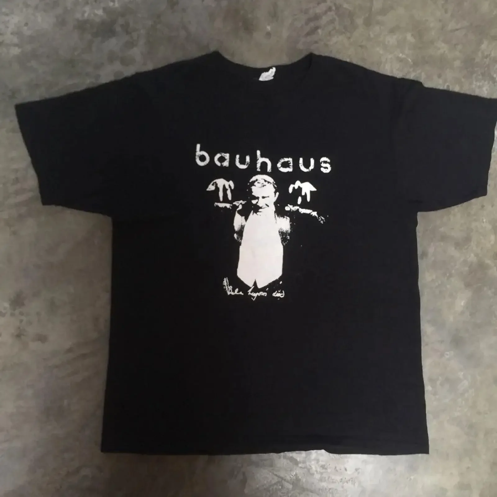 Retro Bauhaus Band T shirt unisex full size TE1028 vintage Washed graphic streetwear fashion Casual Soft Stretched Versatile