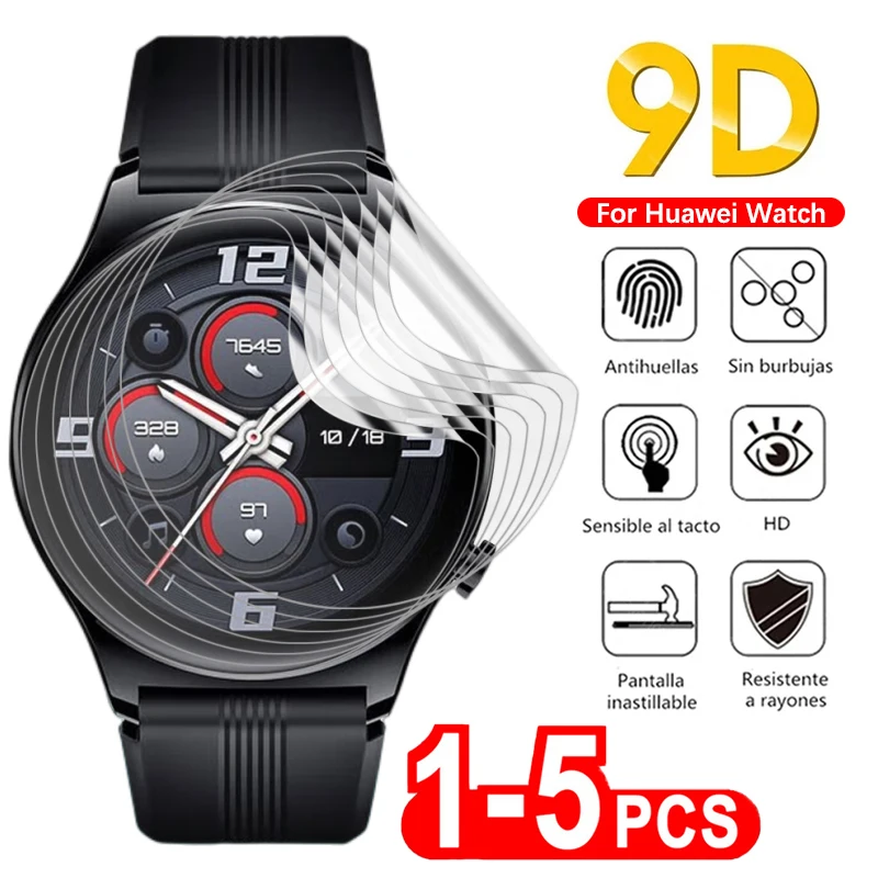 Soft Hydrogel Protective Film For Huawei Watch GT 3 Pro 43mm gt 2e Runner ES Fit 2 Screen Protector For Honor Magic 2 42mm 46mm