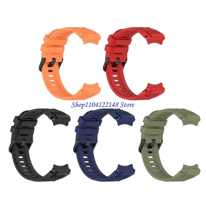 P9FA Flexible Silicone Replacement Band Universal Fit Stylish Accessory for Watches