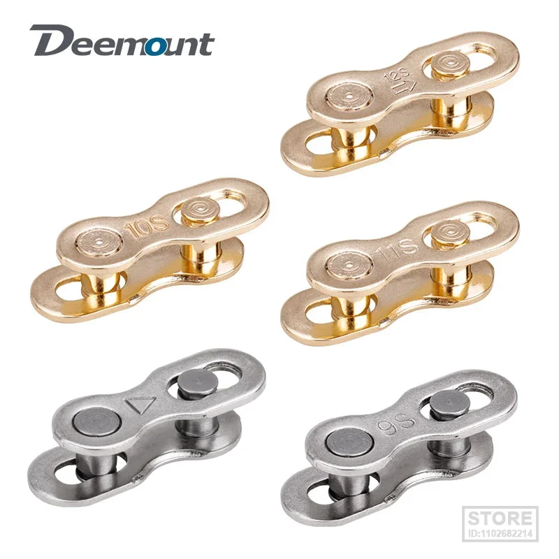 Chain Missing Link Joints 1/6/7/8/9/10/11/12 Speed MTB Road Bicycle  Connector Quick  Steel Electroplating Silver Gold