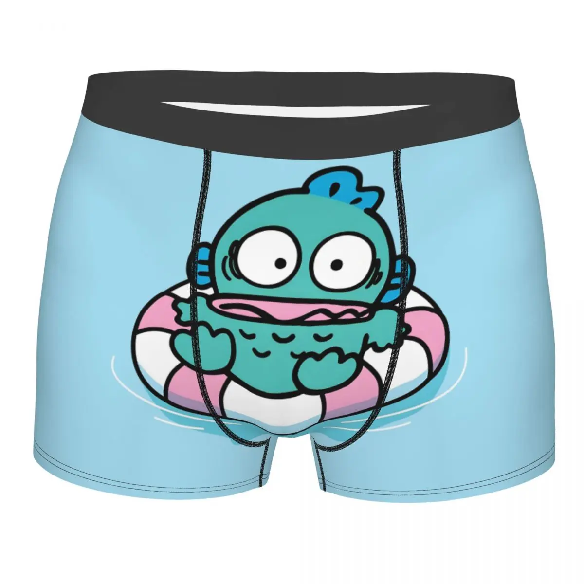 

Kawaii Hangyodon шорты-боксеры для Homme с 3D принтом Ugly Fish Kawaii мультфильм аниме нижнее белье трусы дышащие трусы