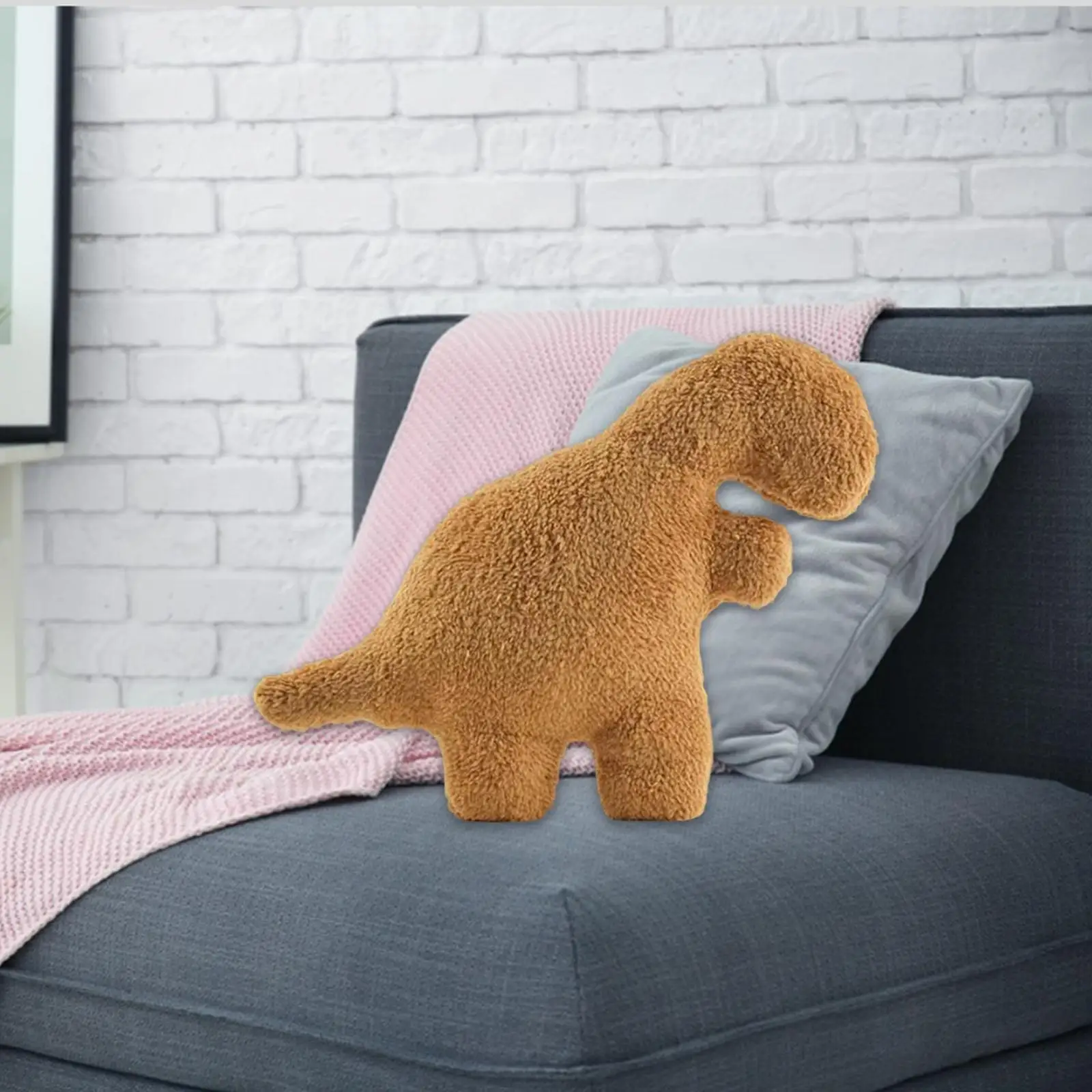 Dino Chicken Nugget Pillow Toys Theme Party Decorations Throw Pillow Gifts Soft