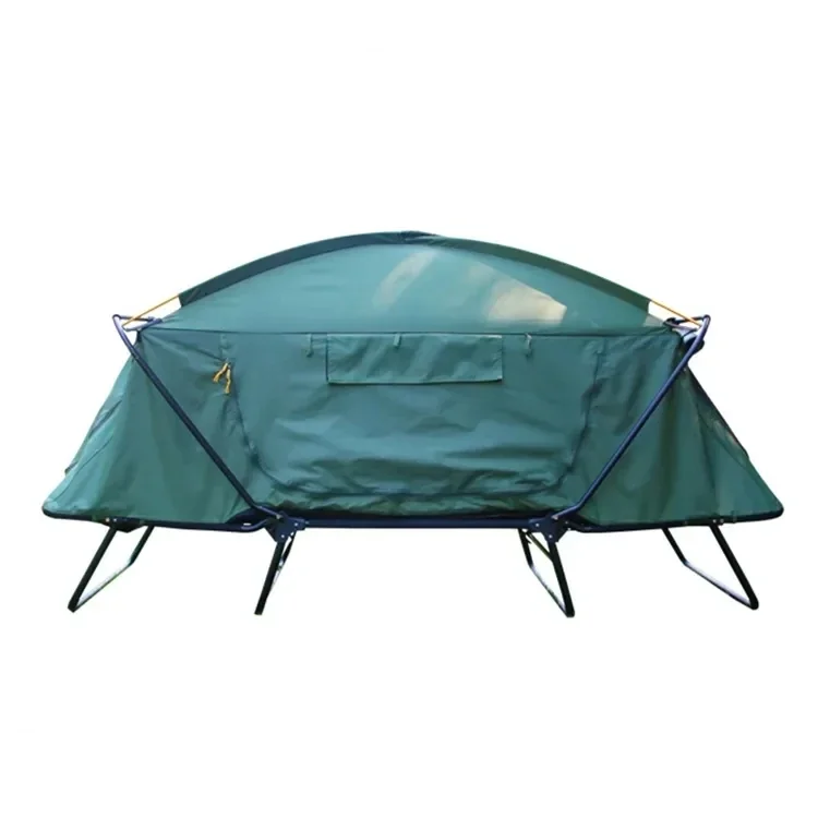 1 Person Use Camping Tent Outdoor Use Double Layers Tent Cot Waterproof Eco-friendly Material Camp Bed