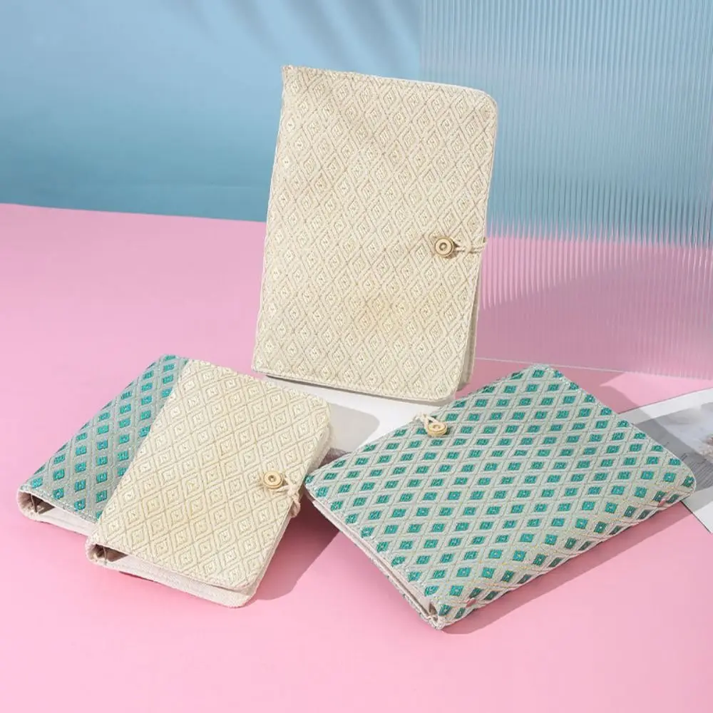 Gift A5/A6 Loose-leaf Book Cover Creative Embroidered Mini Budget Binder Cover DIY 6 Rings Notebook Cover Photo Album Decor