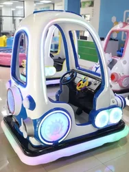 Outdoor entertainment equipment stall children's amusement car speed police car parent-child double square park