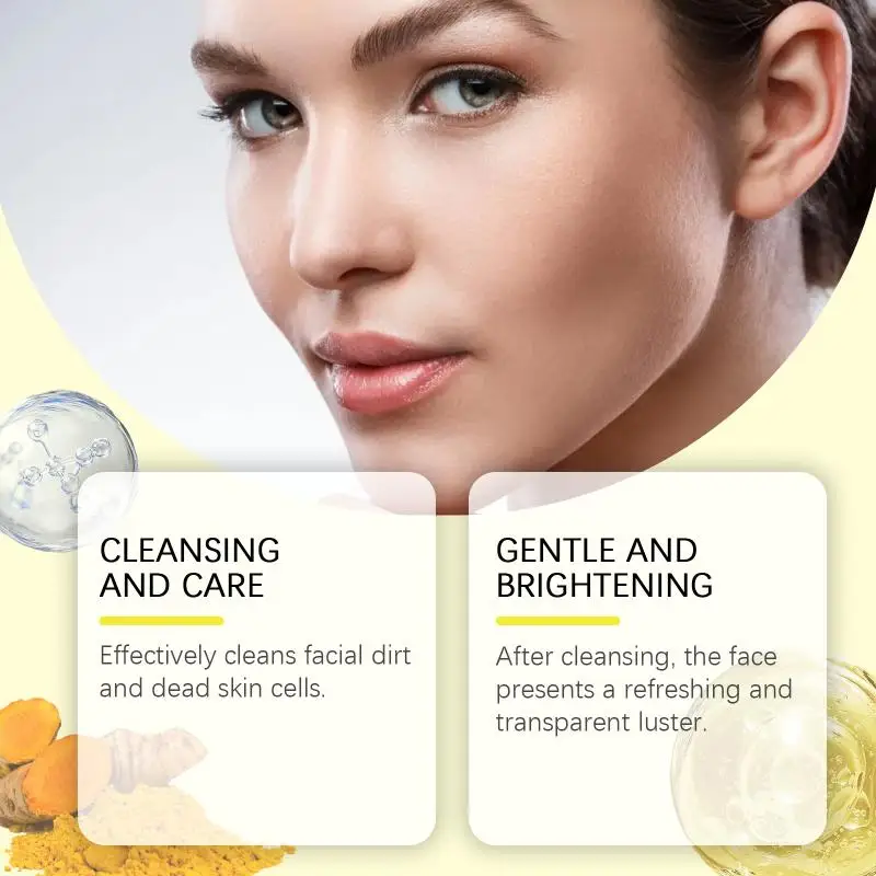 Turmeric Kojic Acid Cleansing Pads Exfoliating Cotton Rounds Dark Spots Brightening Skin Hydrate Acne Treatment Face Scrub Pads