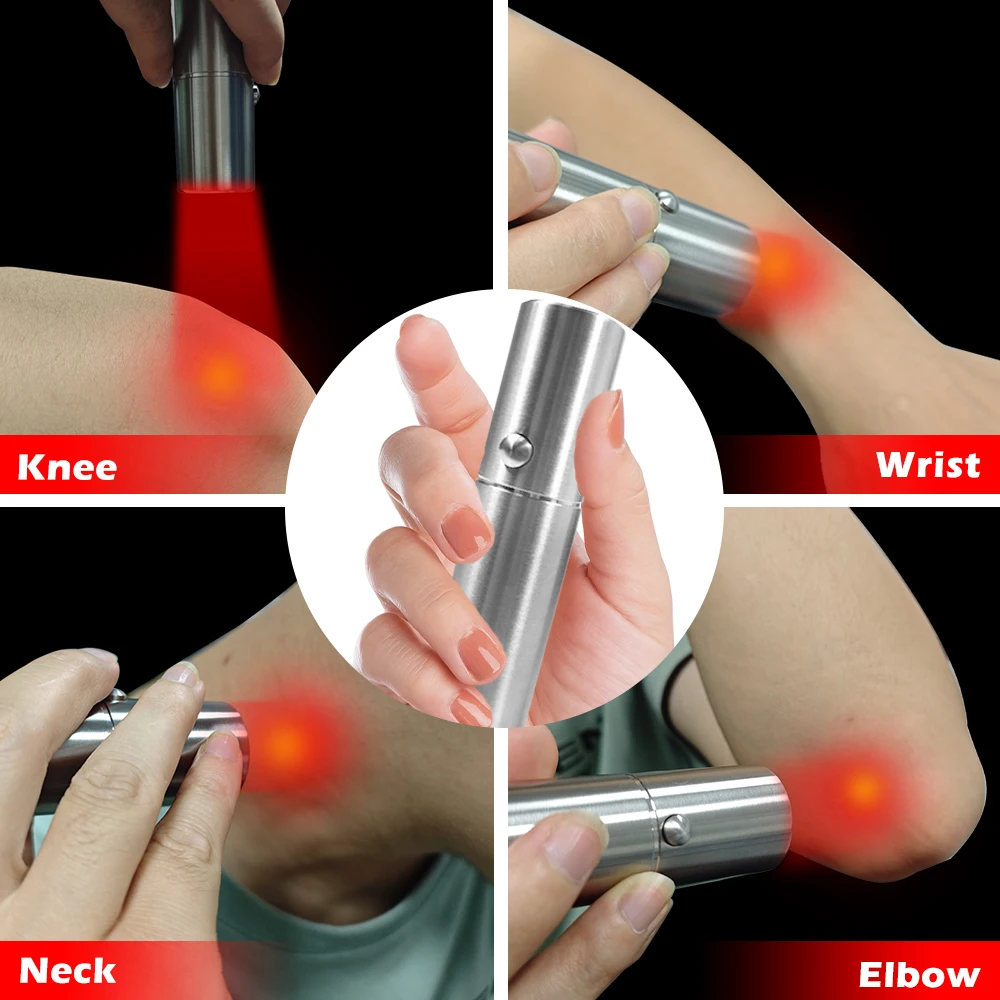 

NEW 2026 Professional 5-wavelength (460:630:660:850:900 Nm) Red Light Flashlight Used for Pain Relief.