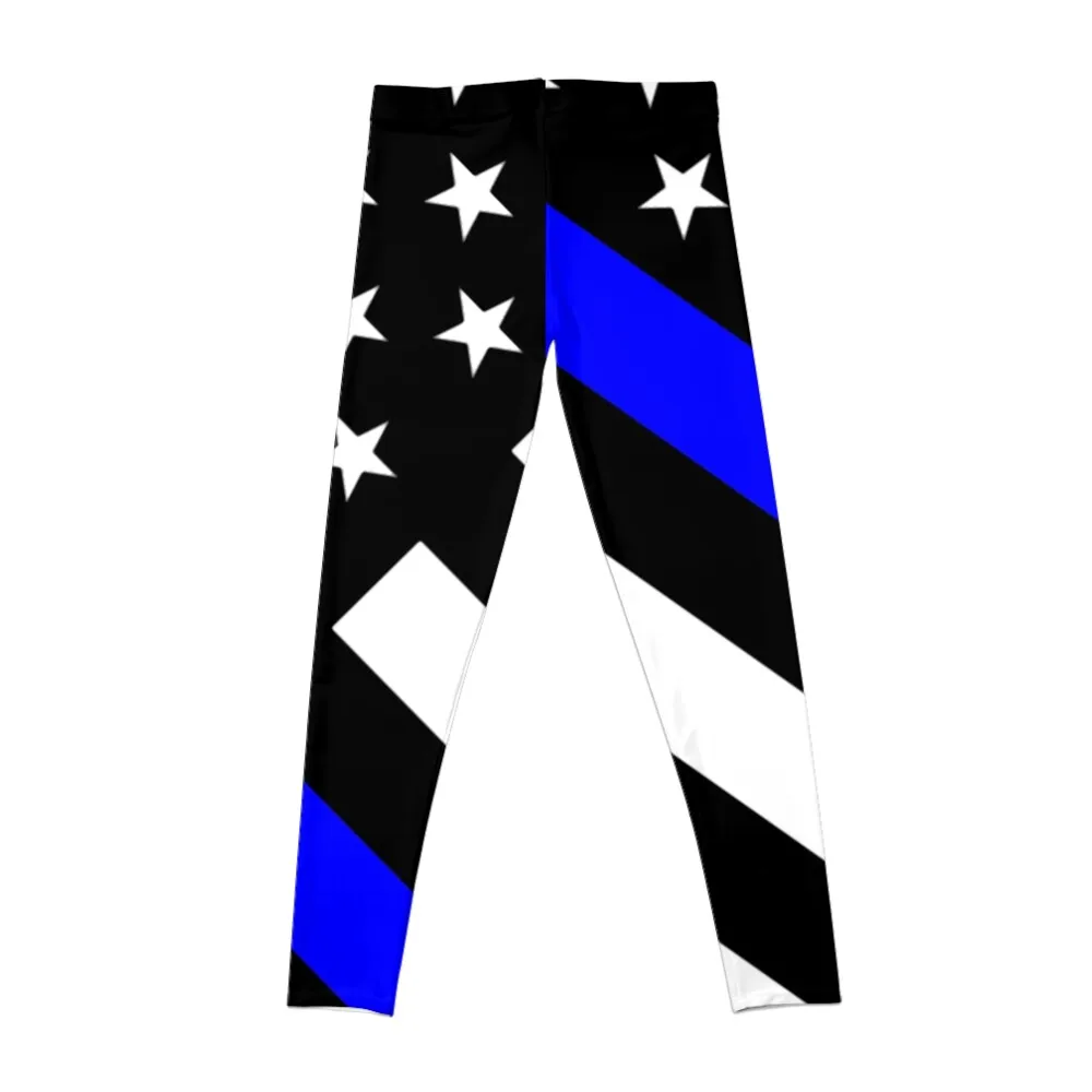 Police: Black Flag & The Thin Blue Line Leggings active wear women high waist leggings women leggings womens