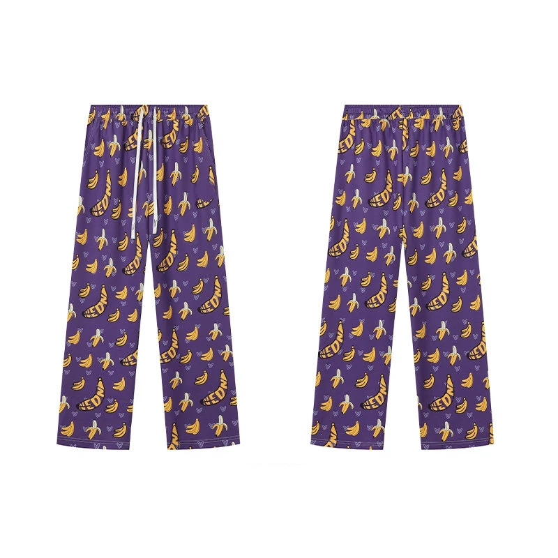 

Мужские свободные спортивные брюки прямого кроя с принтом American Graffiti для спортзала, фитнеса и баскетбола