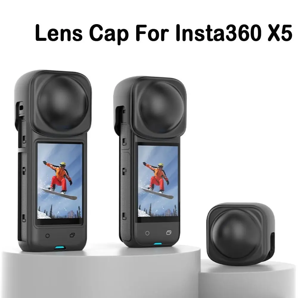 

Silicone Lens Cap Replacement Anti-Scratch Lens Protector Durable Protective Cover for Insta360 X5/X4 Action Camera Accessories