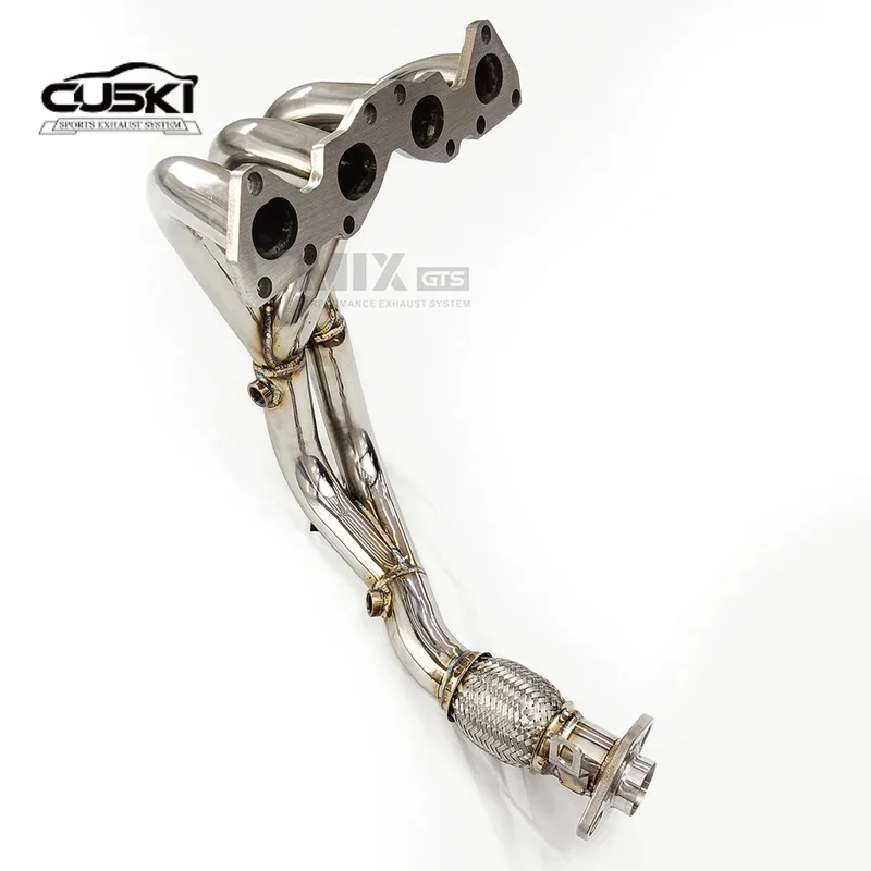 

High Flow Racing Header Exhaust Manifold for Citroen C2 1.4 1.6 2006-2016 quality stainless steel car Exhaust Modification