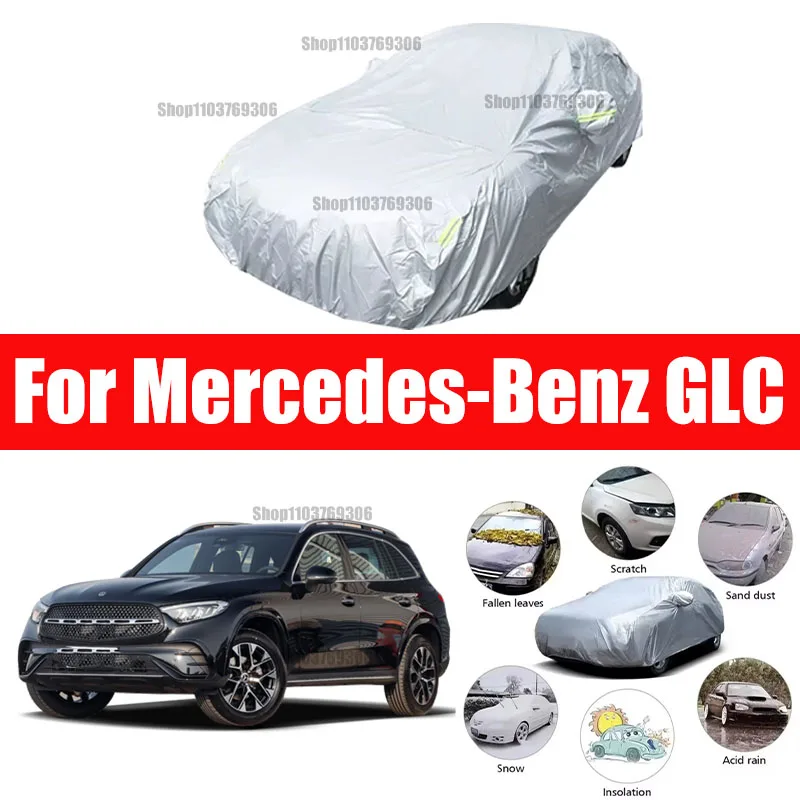 

For Mercedes-Benz GLC Outdoor Protection Full Car Covers Snow Cover Sunshade Waterproof Dustproof Exterior Car accessories