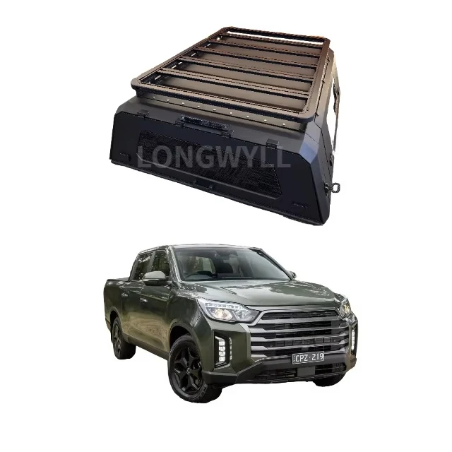 

Customized Anti-Theft Truck Topper for Musso Lightweight Rust-Proof Camper Shell for Off-Road Use Hardtop Canopy