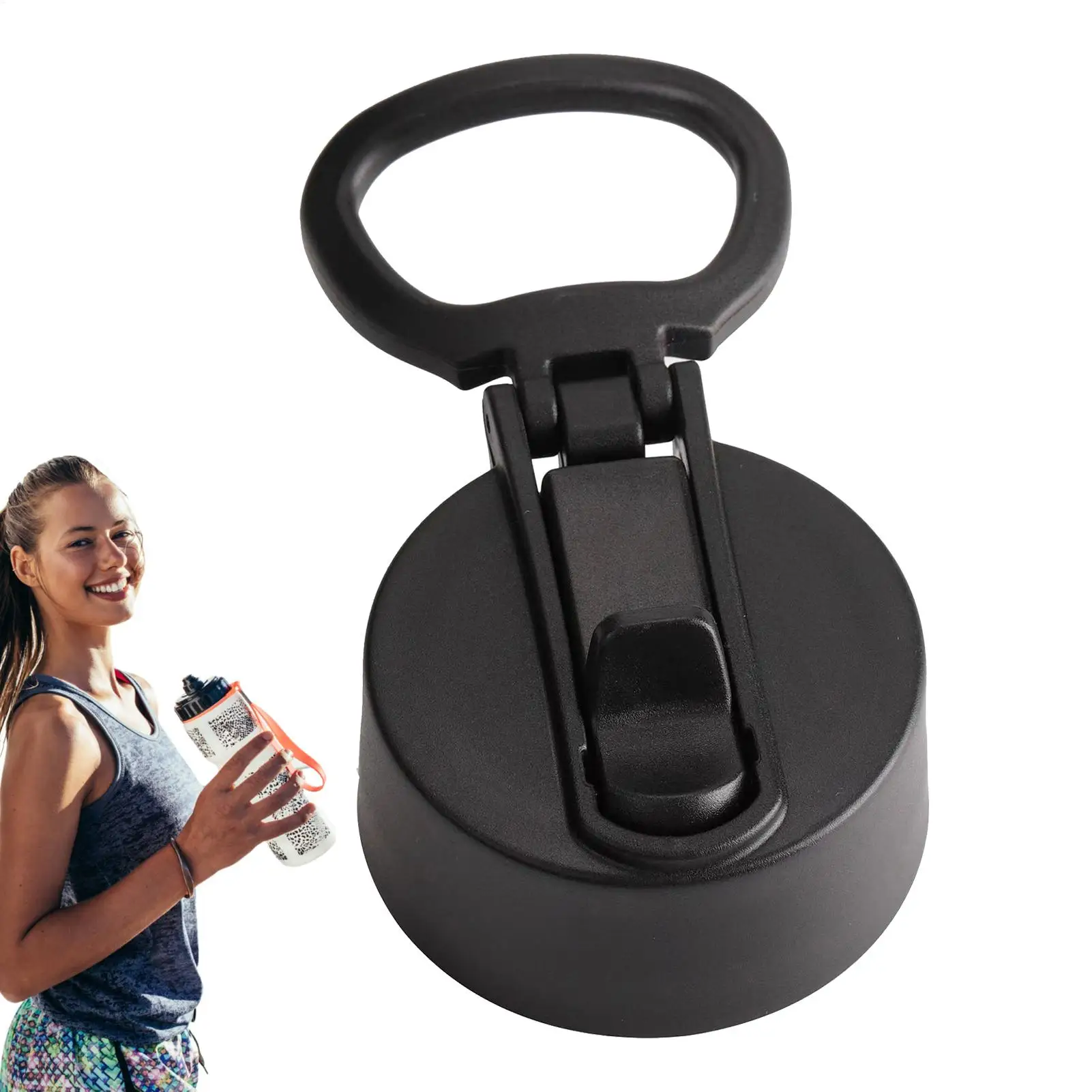 Universal Leakproof Wide Mouth Bottle Lids Mug Cover Thermos Water Bottle plastic Tumbler Lids Replacement Cup Accessories view 3