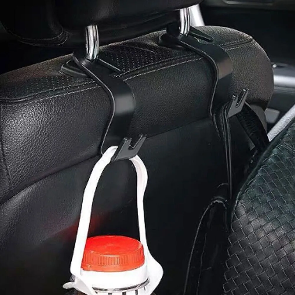 Hanger Car Seat Hook Chair Back Clothes Storage Backseat Storage Hooks Holder Bag Hidden Purse Bag Hanger Car Accessories