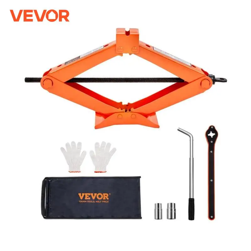 VEVOR Scissor Jack 2.5 Ton/5512 lbs Scissor Car Jack 3.7\