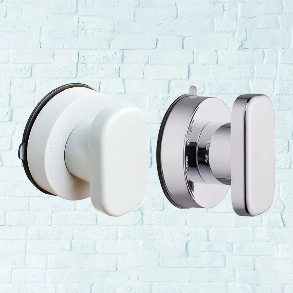 

Комплект из 2-х противоскользящих опорных ручек для ванной комнаты на присосках для туалета и ванны, для пожилых людей и детей, из нержавеющей стали и пластика