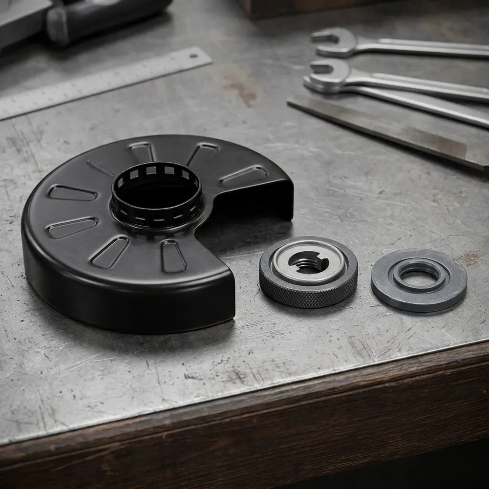 Flange and Guard Package for DCG405 Angle Grinder N484250 391969-00 N501323 Metal Inner Outer Flanges Black Plastic Cover