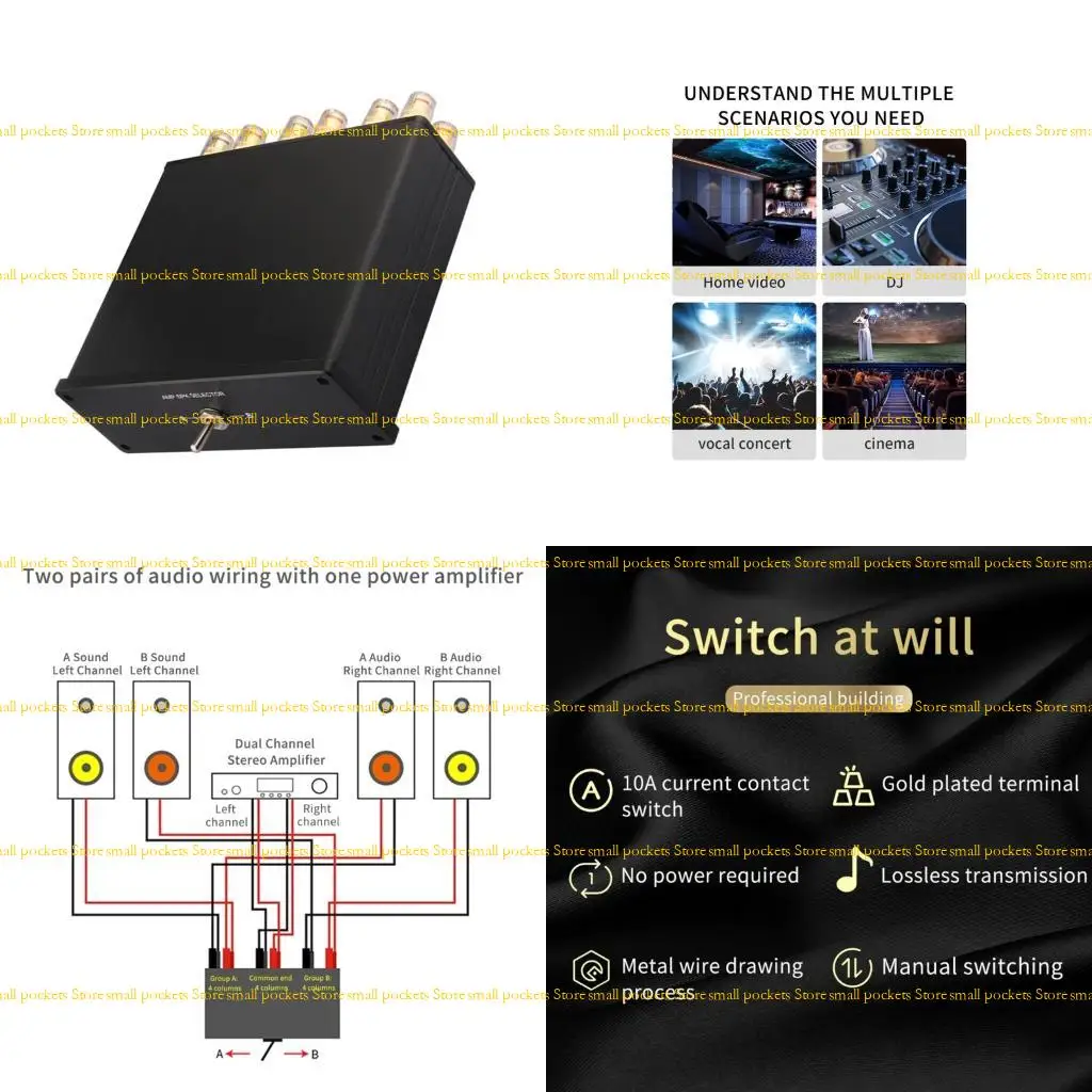 

R1WD High Fidelitys Switchers Clackers с двойной поддержкой и металлическим корпусом для усовершенствованных звуковых ясности