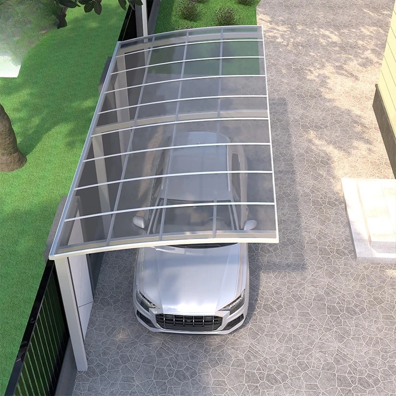 الألومنيوم منفذ السيارة الخارجي 3x6 أكشاك خيمة في الهواء الطلق حديقة فناء سقيفة معدنية المرآب Garaz Samochodowy Rv Carport #2