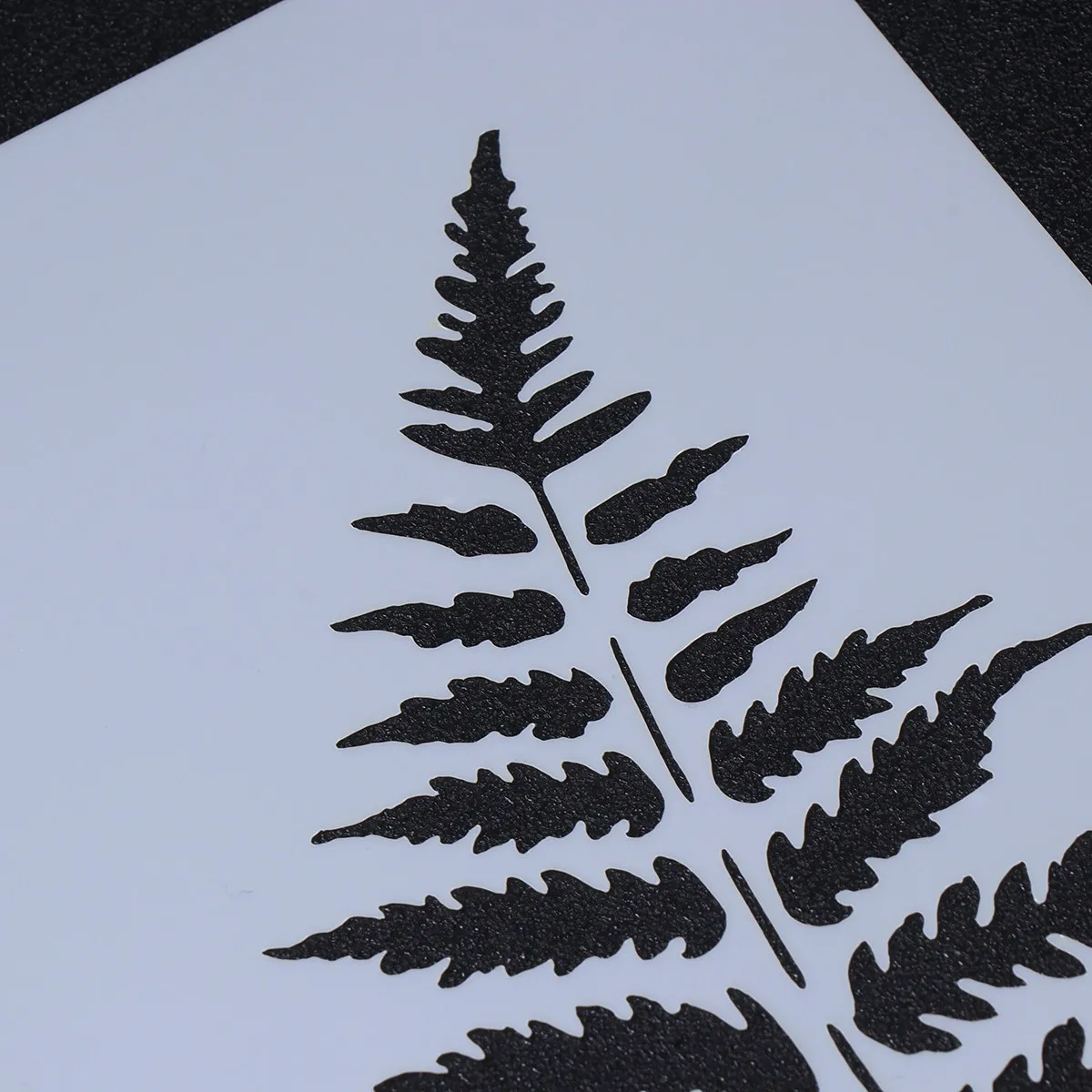 5Pcs Plant Leaf Design Cake Stencil Set Elegant Hollow Reusable Plastic Baking Template for Sugar Icing Coffee Latte Art