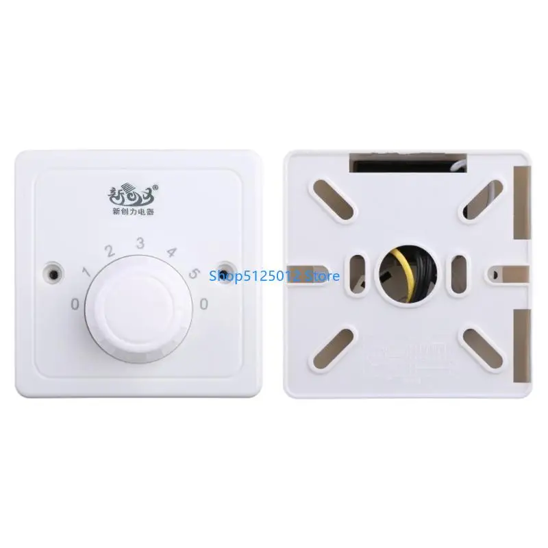 G8TC Universal Fan Rotary Switch 5 Gear Speed Controller Adjustable Control Switch