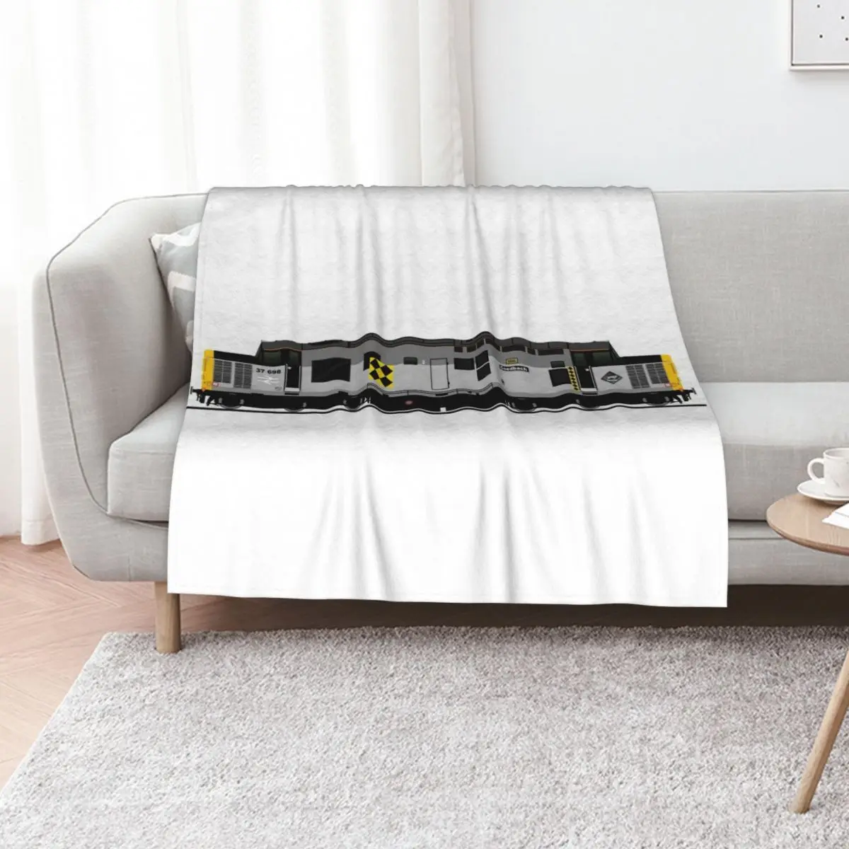 CLASS 37 LOCOMOTIVE Throw Blanket anime Warm Furrys Blankets For Baby Decorative Throw for babies Blankets
