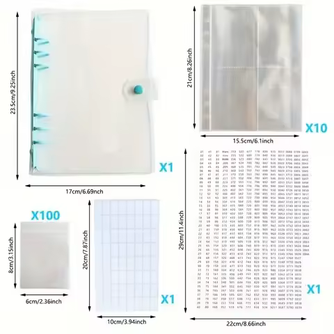 Diamond Painting Storage Set with Metal Frame - Portable, Durable, Spacious Handicraft Accessories Box, Available in Purple/Pink