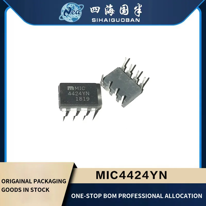 2PCS Electronic Components  MIC4424YN DIP8 MIC4424YM SOP-8 MIC4426YM IC GATE DRVR LOW-SIDE