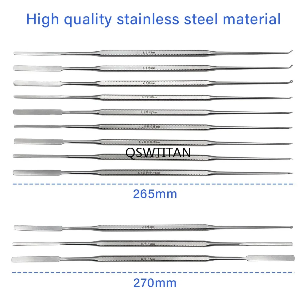 Spinal Nerve Probe Lumbar Pedicle Probe Stainless Steel Dual Channel Nerve Root Probe Orthopedic Instrument