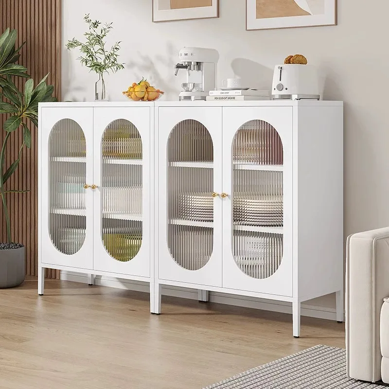

Cream wind wrought iron dining sideboard living room wall locker simple