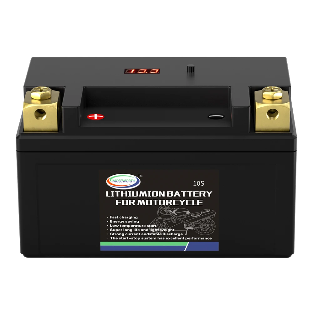 10S 12V LiFePO4 Motorcycle Battery with BMS Voltage Protection lithium-ion Battery CCA420 6Ah Jump Starter for Scooter Motorbike