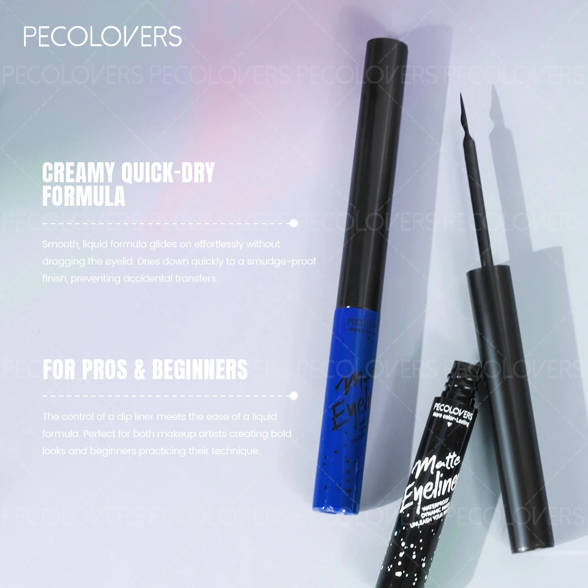 1 delineador de ojos mate colorido, sombra de ojos líquida y delineador de ojos de alta pigmentación, fácil de aplicar para todo tipo de maquillaje, maquillaje para fiestas y conciertos