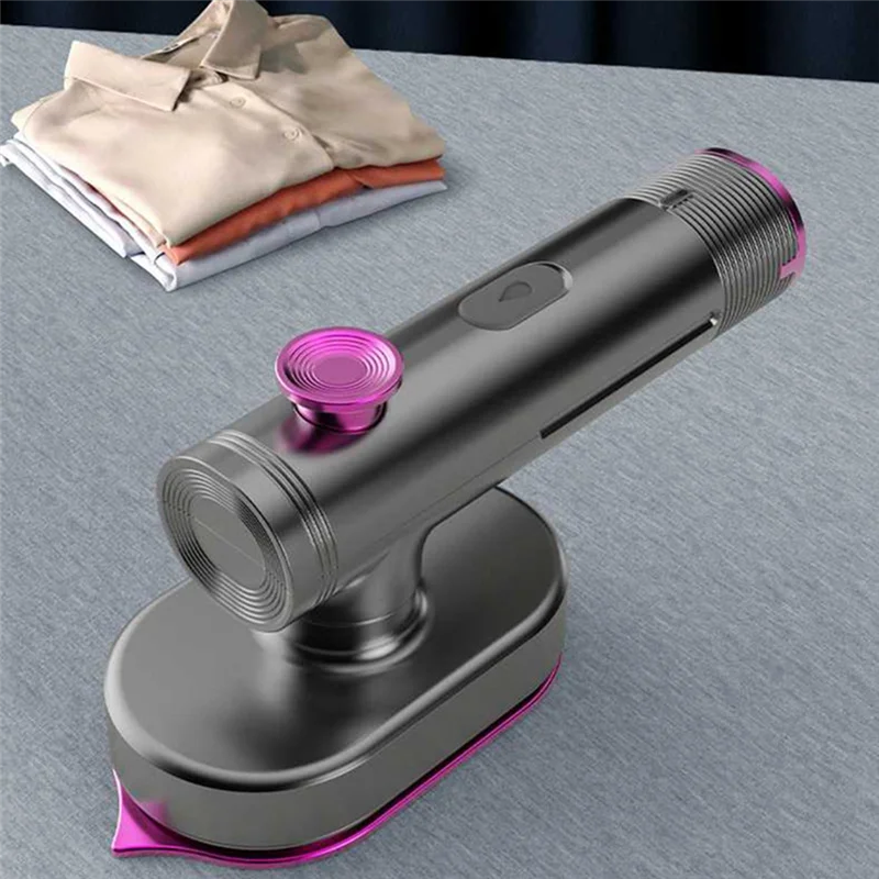 

ABWG-Portable Steamer for Clothes, Handheld Steam Iron Steamer, Ironing&Steaming 2 in 1 Fabric Wrinkle Travel Iron EU Plug